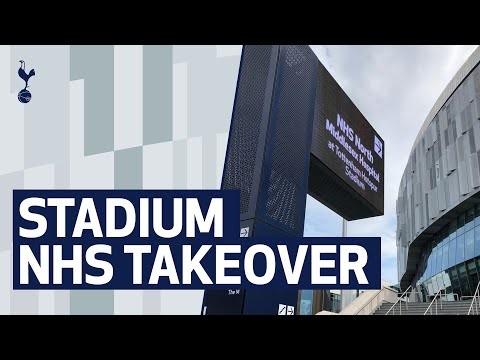 BEHIND-THE-SCENES | NHS take over Tottenham Hotspur Stadium