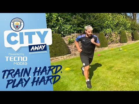 AGUERO TRAINS AT HOME | CITY AWAY #7