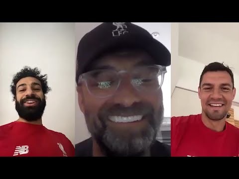 Klopp checks in with Salah & Lovren | Reds’ online training session on Origi’s birthday