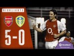 THIERRY HENRY SCORES FOUR! | Arsenal 5-0 Leeds United | Classic highlights | 2004