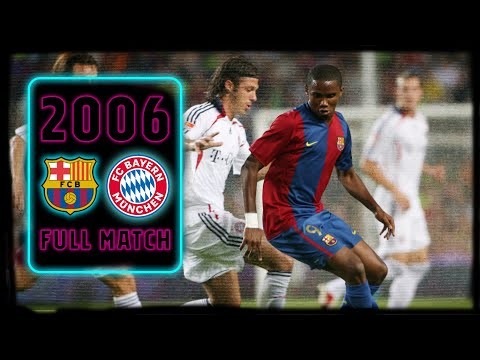 FULL MATCH: BARÇA - BAYERN (2006) with ETO'O, RONALDINHO, XAVI...