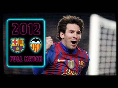 FULL MATCH: BARÇA - VALENCIA (2012) with PUYOL, XAVI, INIESTA...