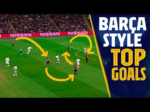 TOP GOALS: +20 passes AMAZING Barça style goals