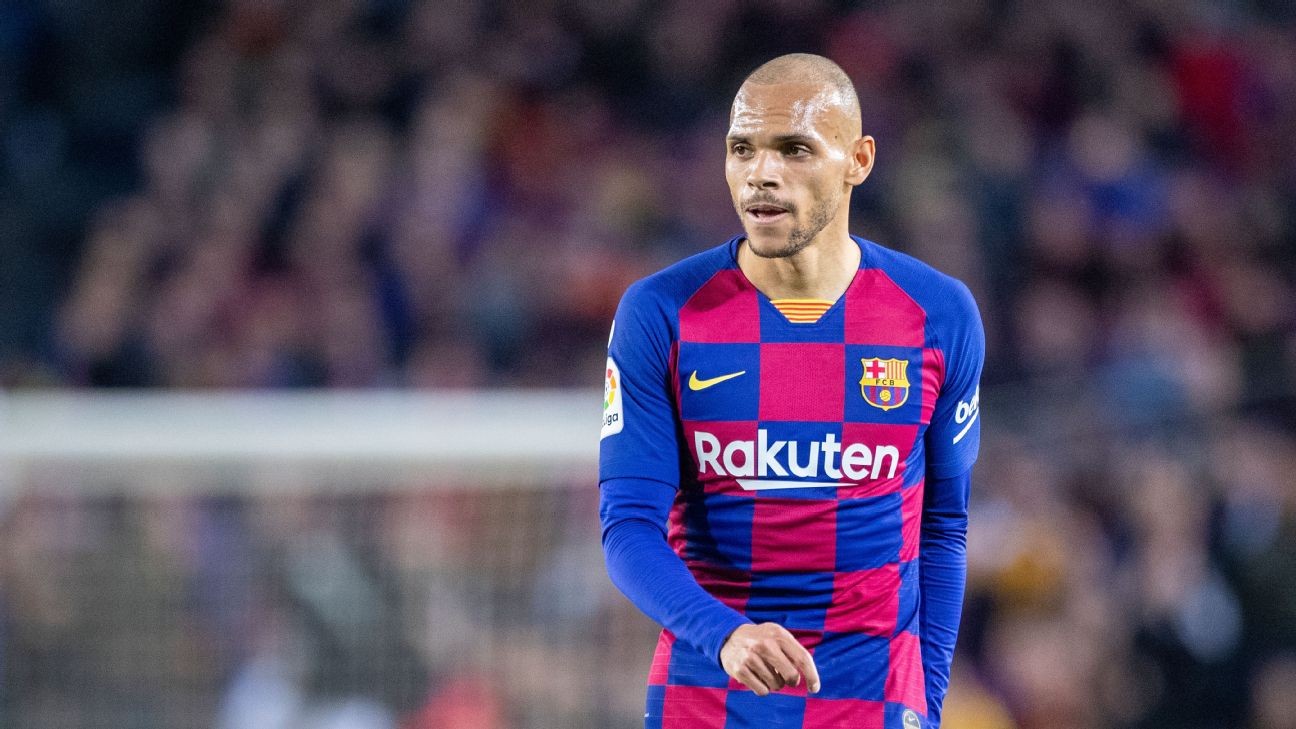 Barcelona's Braithwaite: I hid transfer away from family, friends
