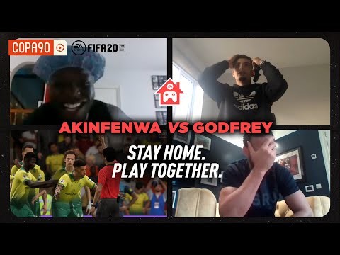 He got HIMSELF sent off!! | Adebayo Akinfenwa v Ben Godfrey at FIFA20 - With Rio Ferdinand