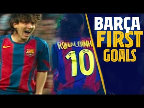 RONALDINHO, MESSI, RIVALDO... Can you remember their first Barça goals?
