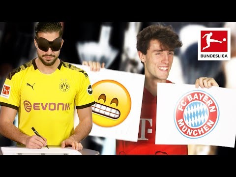Blind Drawing Challenge with Emre Can, Odriozola & Co.