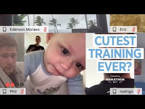 CUTEST GYM SESSION EVER?! | FIRST TEAM TRAINING AT HOME