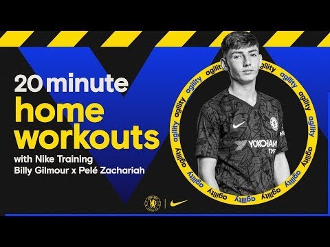 20 Minute Home Workout w/ Billy Gilmour & Nike Trainer Pele | Agility | No Equipment