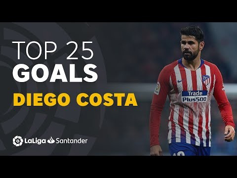 TOP 25 GOALS Diego Costa en LaLiga Santander