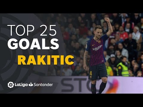 TOP 25 GOALS Ivan Rakitic en LaLiga Santander