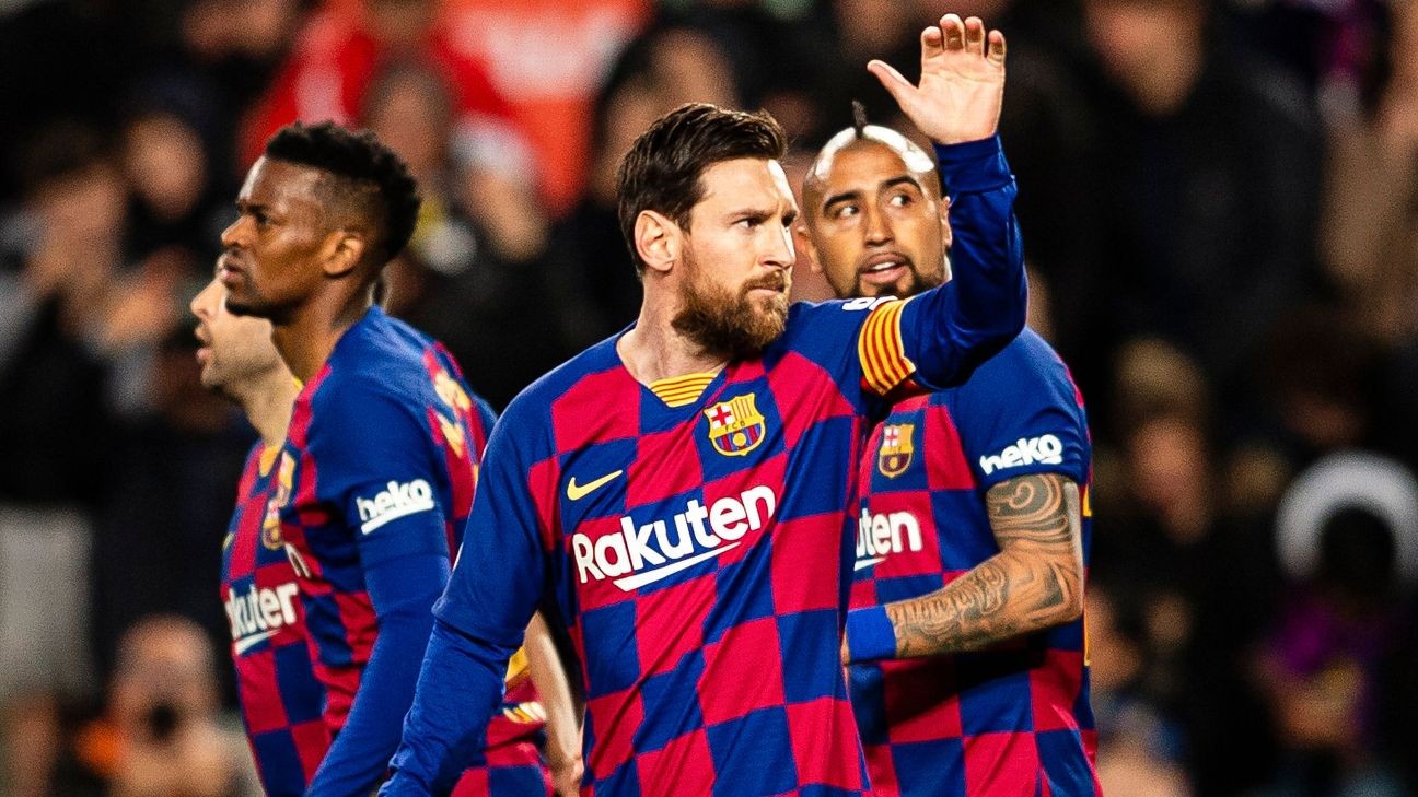 Barcelona players set for solo training starting Friday