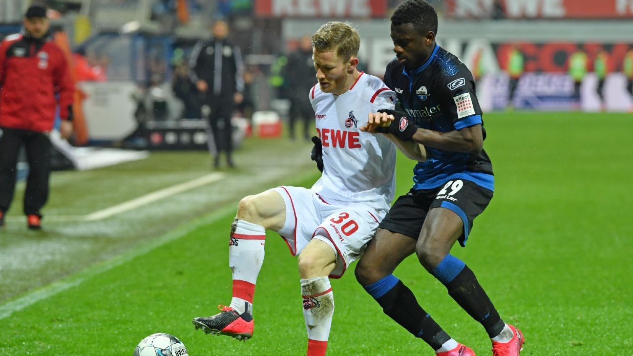 Bundesliga return excites Paderborn's Jamilu Collins