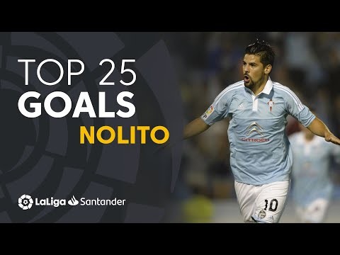 TOP 25 GOALS Nolito en LaLiga Santander