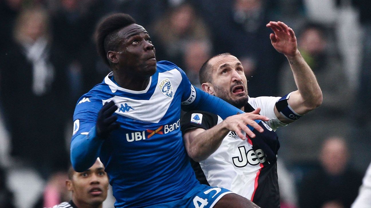 Balotelli is a negative person with no respect - Juventus defender Chiellini