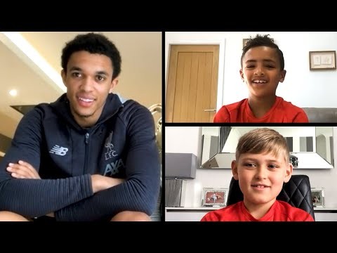 Liverpool U9s sign first deal and quiz Trent Alexander-Arnold