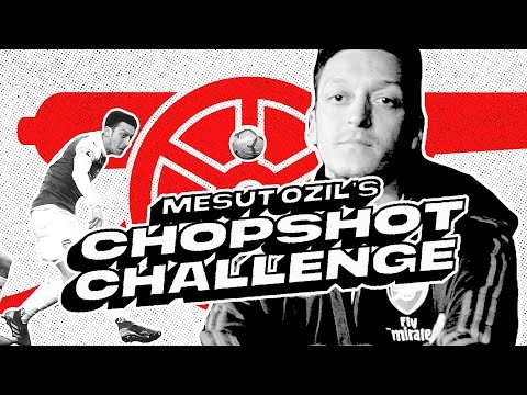 ??Mesut Ozil reveals the secret of his bounce shot | Chop Shot challenge