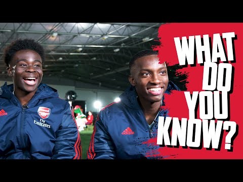 ?THIS IS GREAT | Bukayo Saka vs Eddie Nketiah | What Do You Know?