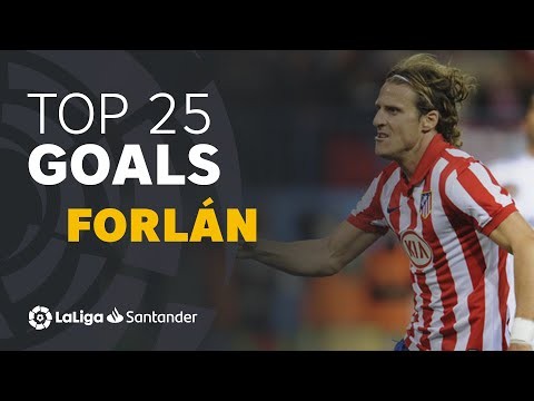 TOP 25 GOALS Diego Forlán en LaLiga Santander