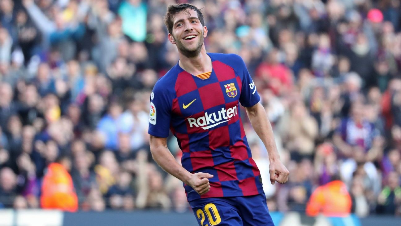 Barca's Roberto faces up to games without fans as Bundesliga resumes