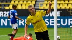 Dortmund's Erling Haaland scores Bundesliga's first goal upon league's return