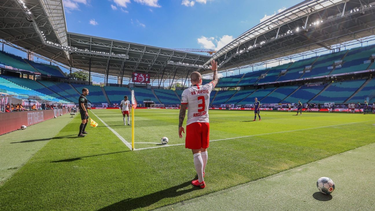 Dortmund use five subs, airplane stairs separate bench players at Leipzig in surreal Bundesliga return