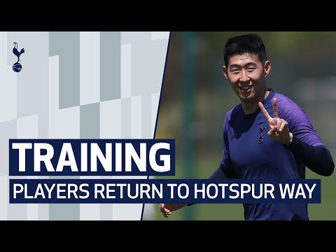 TRAINING | SPURS PLAYERS RETURN TO WORK AT HOTSPUR WAY