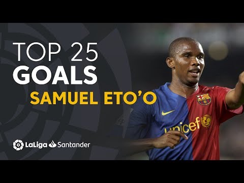 TOP 25 GOALS Samuel Eto'o en LaLiga Santander