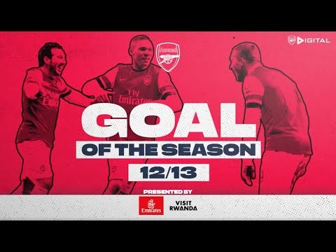 ?THE POWER PODOLSKI'S LEFT FOOT | Arsenal Goal of the season | 2012/13