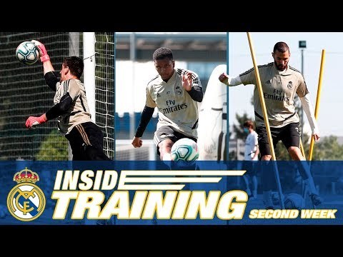 ACCESS ALL AREAS | Hazard, Zidane and Courtois on the second week back at Ciudad Real Madrid
