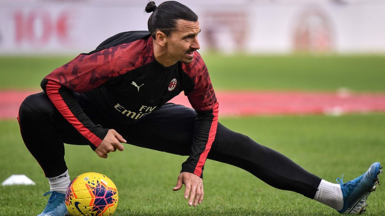 Ibrahimovic suffers calf injury at AC Milan training, will have tests Tuesday
