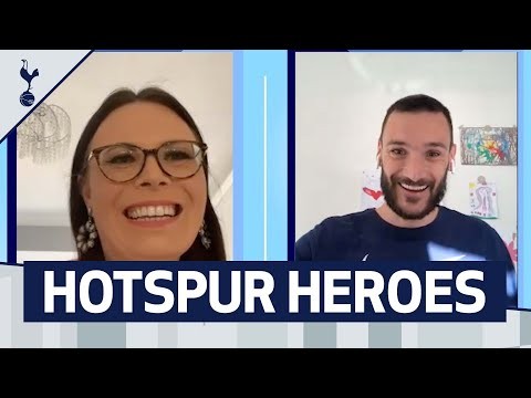 HUGO LLORIS' VIDEO CALL TO NHS HOTSPUR HERO!