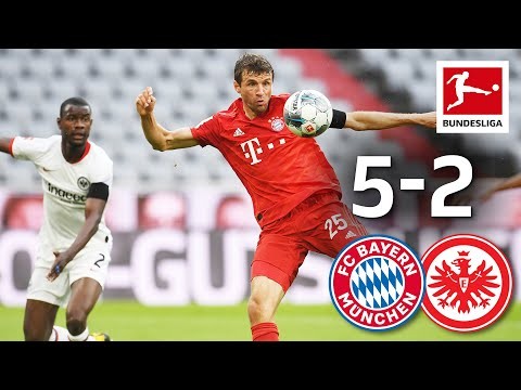 FC Bayern München vs. Eintracht Frankfurt I 5-2 I Müller, Lewandowski & Co. Score in Goal-Fest