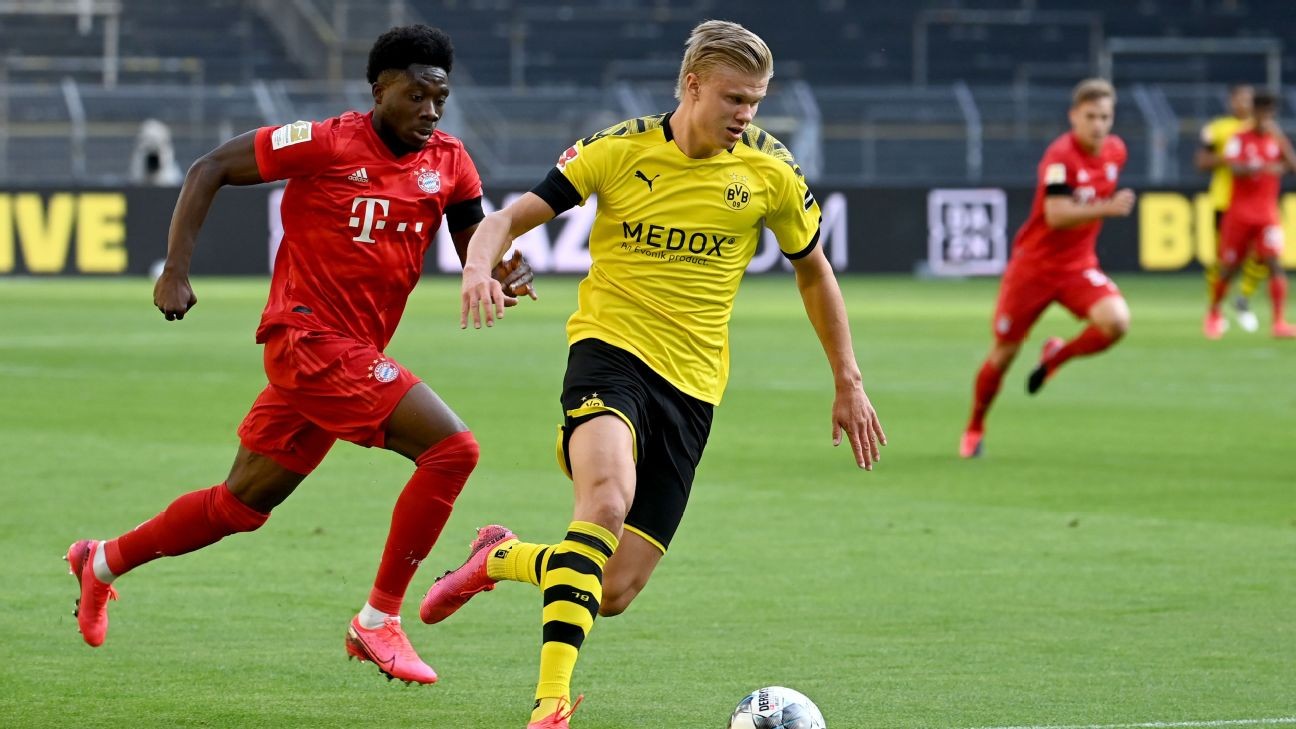 Dortmund striker Erling Haaland suffers minor knee injury after clash with referee