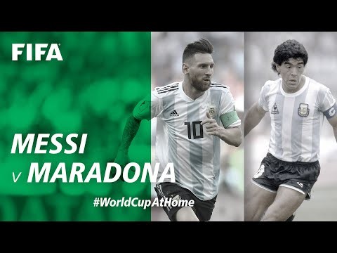 #WorldCupAtHome | Messi v Maradona