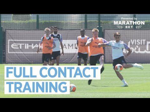 FIRST FULL CONTACT SESSION | Man City Training