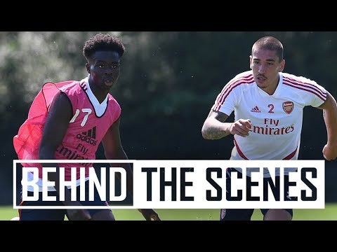 Contact sessions restart and Torreira's outside! | Behind the scenes at Arsenal Training Centre