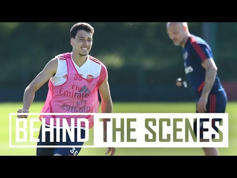 It's a Gabriel Martinelli special! | Behind the scenes at Arsenal Training Centre