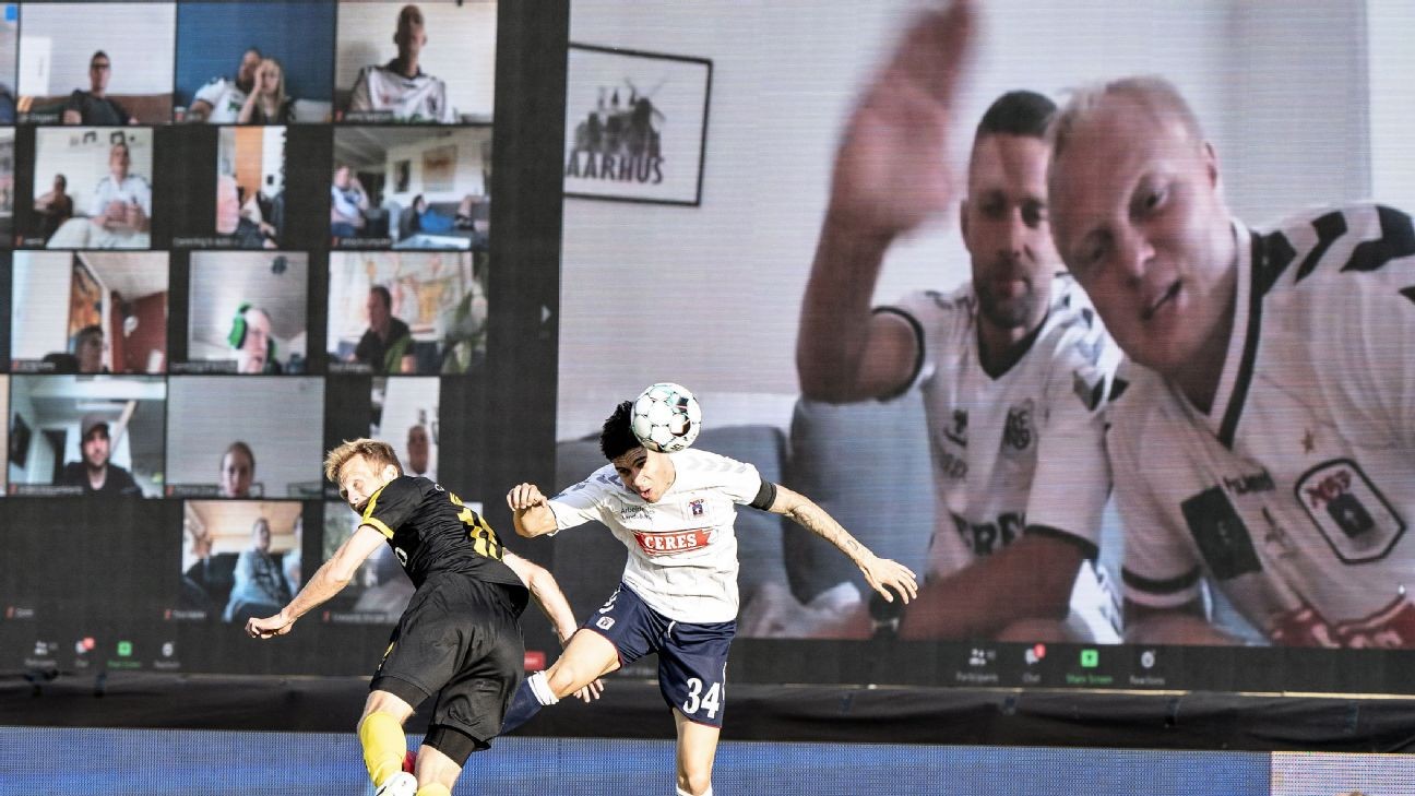 Danish Super League club uses Zoom to bring fans into stadium on video. Will Premier League be next?