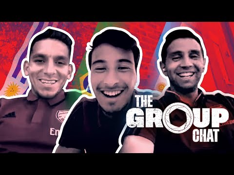 ? Torreira's neighbours crash the call! | Martinelli, Martinez & Torreira | The Group Chat