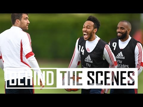 ? SOKRATIS SCORES A WORLDIE! | Behind the scenes at Arsenal Training Centre