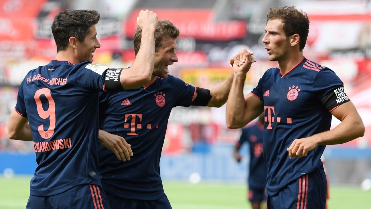 Bayern support Black Lives Matter, ease past Havertz-less Leverkusen; Werner's Leipzig drop more points at home