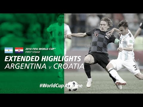 #WorldCupAtHome | 2018 FIFA World Cup™ | Argentina 0-3 Croatia [Extended Highlights]