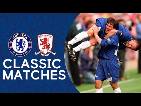 Chelsea 2-0 Middlesbrough Roberto Di Matteo Screamer Clinches The Cup | 1997 FA Cup Final