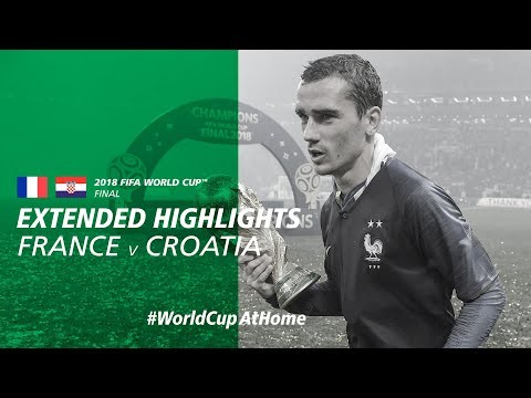 #WorldCupAtHome | 2018 FIFA World Cup™ | France 4-2 Croatia [Extended Highlights]