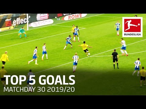 Top 5 Goals on Matchday 30 - Gnabry, Can, Modeste & More