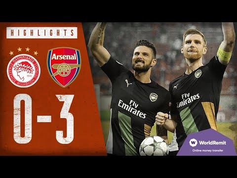 GIROUD HITS A HAT-TRICK! | Olympiacos 0-3 Arsenal | Arsenal Classics | 2015