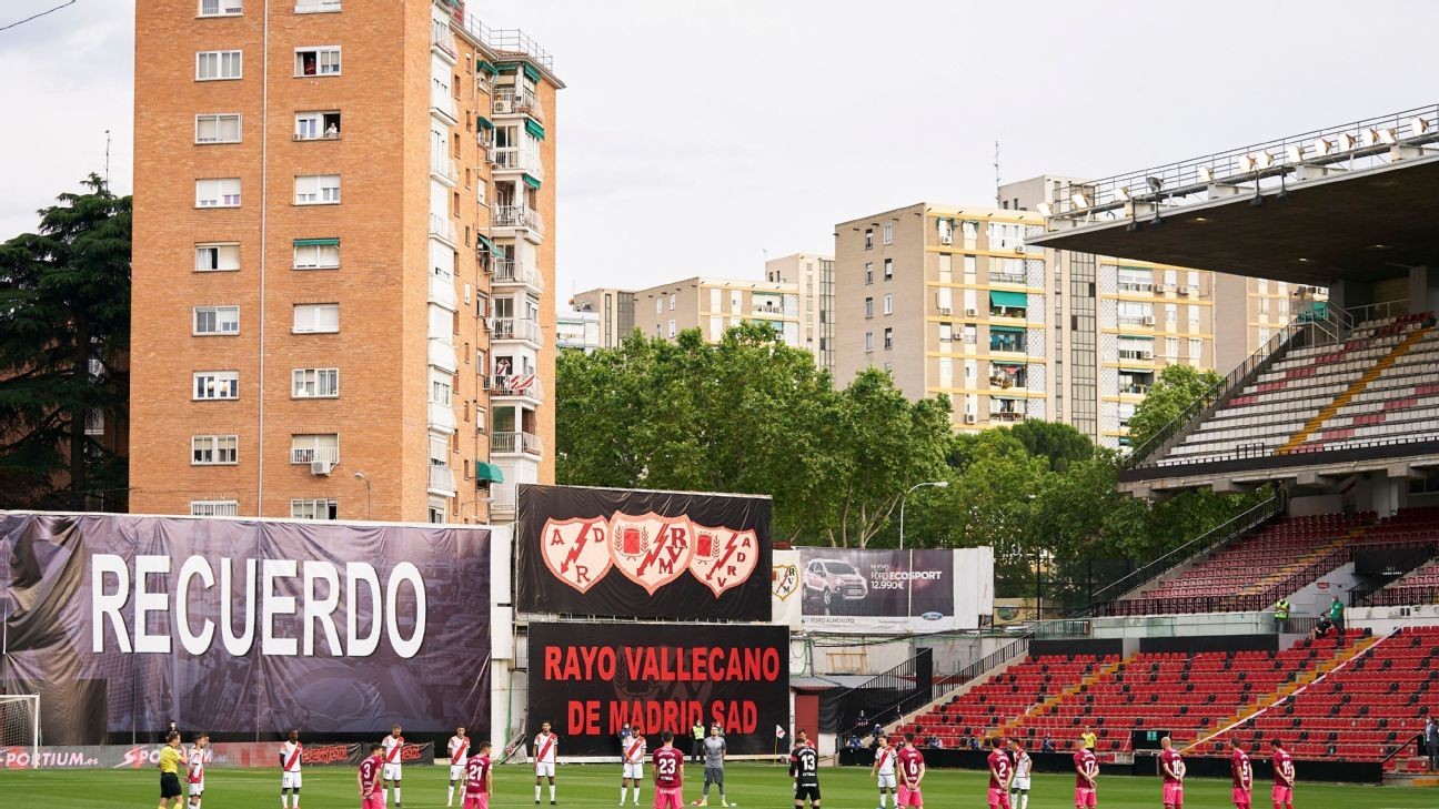 Bizarre half-match marks Spain football return