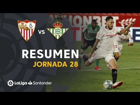 Resumen de Sevilla FC vs Real Betis (2-0)