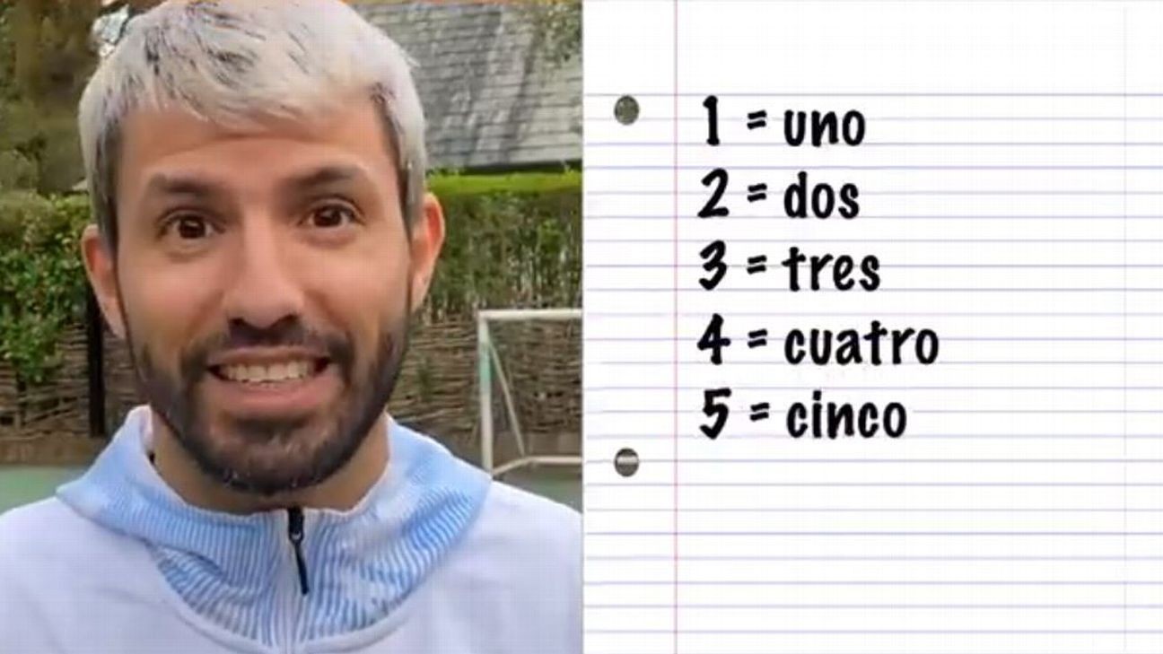 Soccer stars turned teachers: Aguero's Spanish lesson, Rashford's PE class